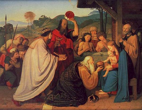 Friedrich Johann Overbeck The Adoration of the Magi 2